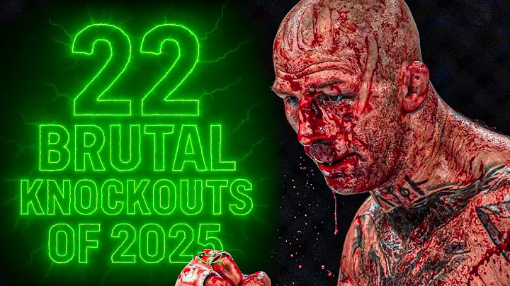 Brutal MMA Knockouts of 2025