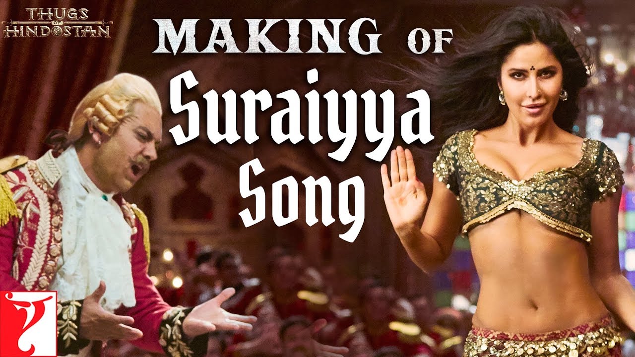 Making of Suraiyya Song  Thugs Of Hindostan  Aamir Katrina Prabhudeva Ajay Atul A Bhattacharya