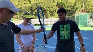 THE BEST WAY TO TEACH TENNIS TO A TRUE BEGINNER : THE FIRST LESSON