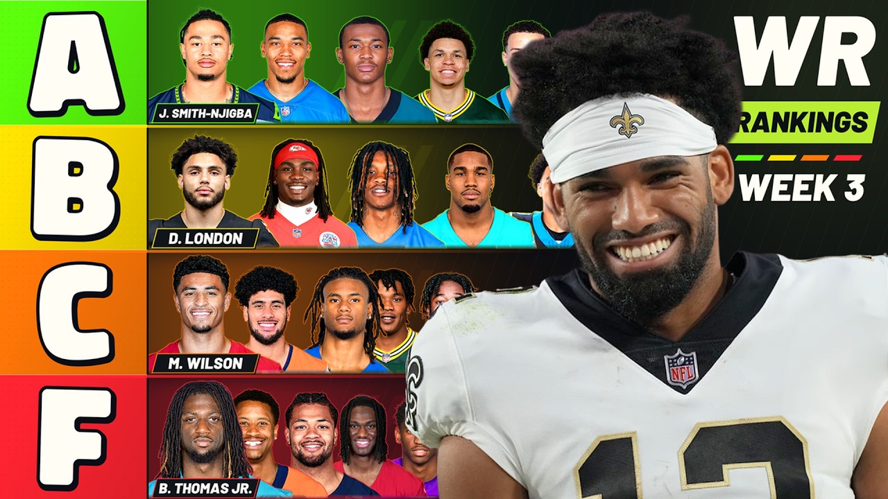 Ranking Every Week 3 Wide Receiver as a Sit or Start