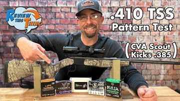 410 Turkey Hunting - Best TSS Pattern out of CVA Scout and Kicks Choke