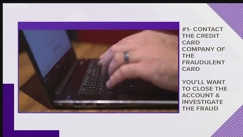 Somebody opened a credit card in my name! Now, what do I do?