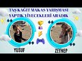 TAŞ KÂĞIT MAKAS OYNADIK.TAVUKLAR YİYECEĞİMİZİ ALIYORDU♥️♥️