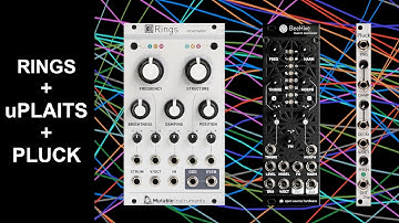 Ambient Generative Sounds using Rings, uPlaits and 2HP Pluck | Patches & Racks