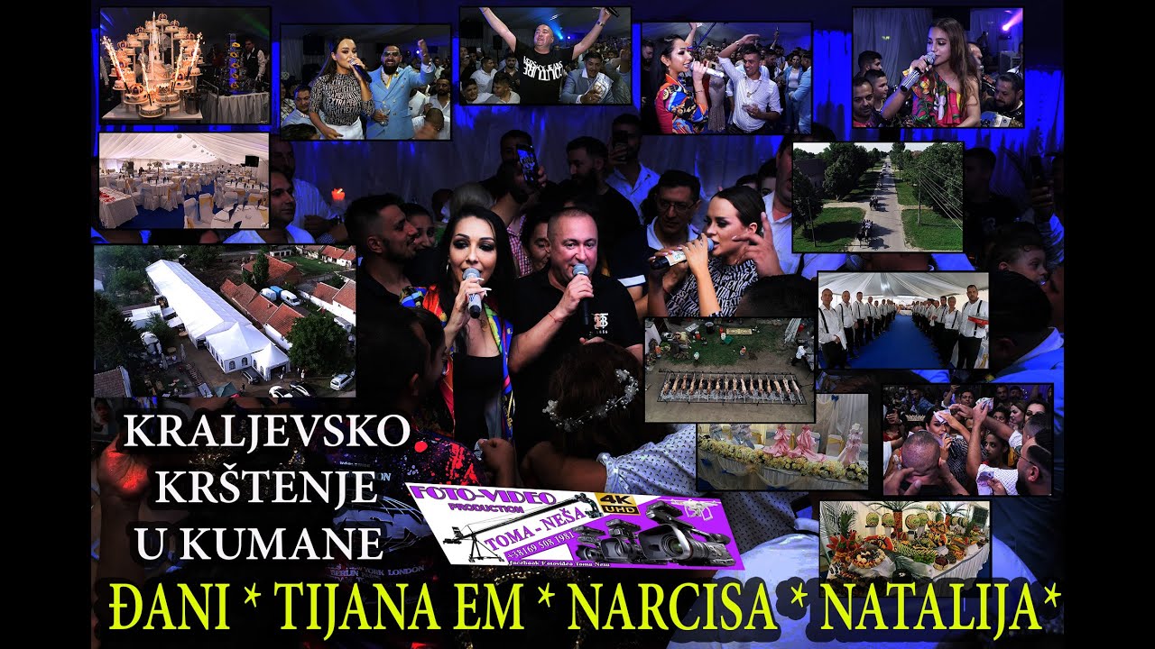 DJANI, TIJANA EM, NARCISA, NATALIJA / LUX Krstenje u Kumane- studio Toma Nesa