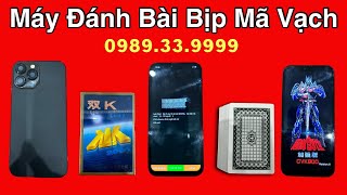 Máy đánh bài bịp | PHÂN PHỐI MÁY ĐÁNH BÀI CVK VỚI 16 CAMERA BÁO BÀI NHANH - CHUẨN XÁC