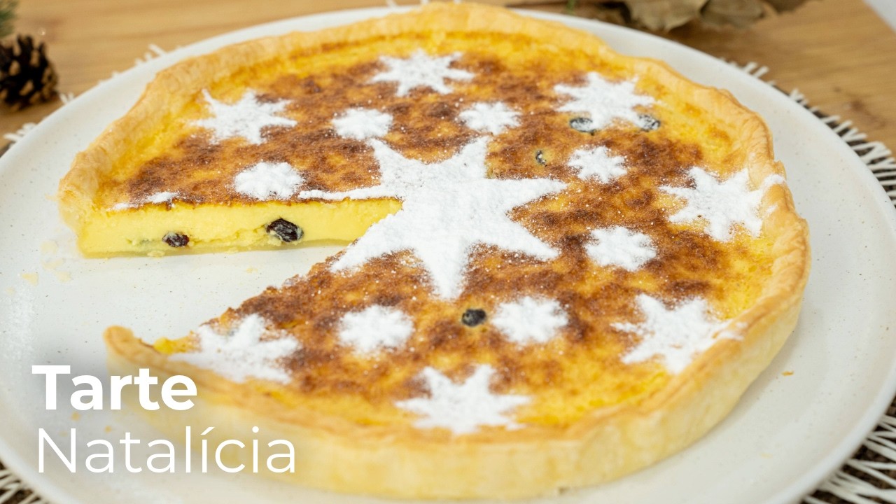 Tarte de Natas e Leite Condensado Simples, Rápida e Perfeita para o Natal!