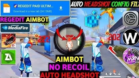 Free Fire Auto Headshot Config File🎯🌠 Macro Aimbot + No Recoil Regedit ‼️ Antiban VIP Script 👽