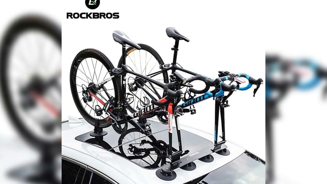 A must-have product! ROCKBROS Bicycle Car Racks Carrier Trunk Bike Roof-Top Rack Suction Cups Car