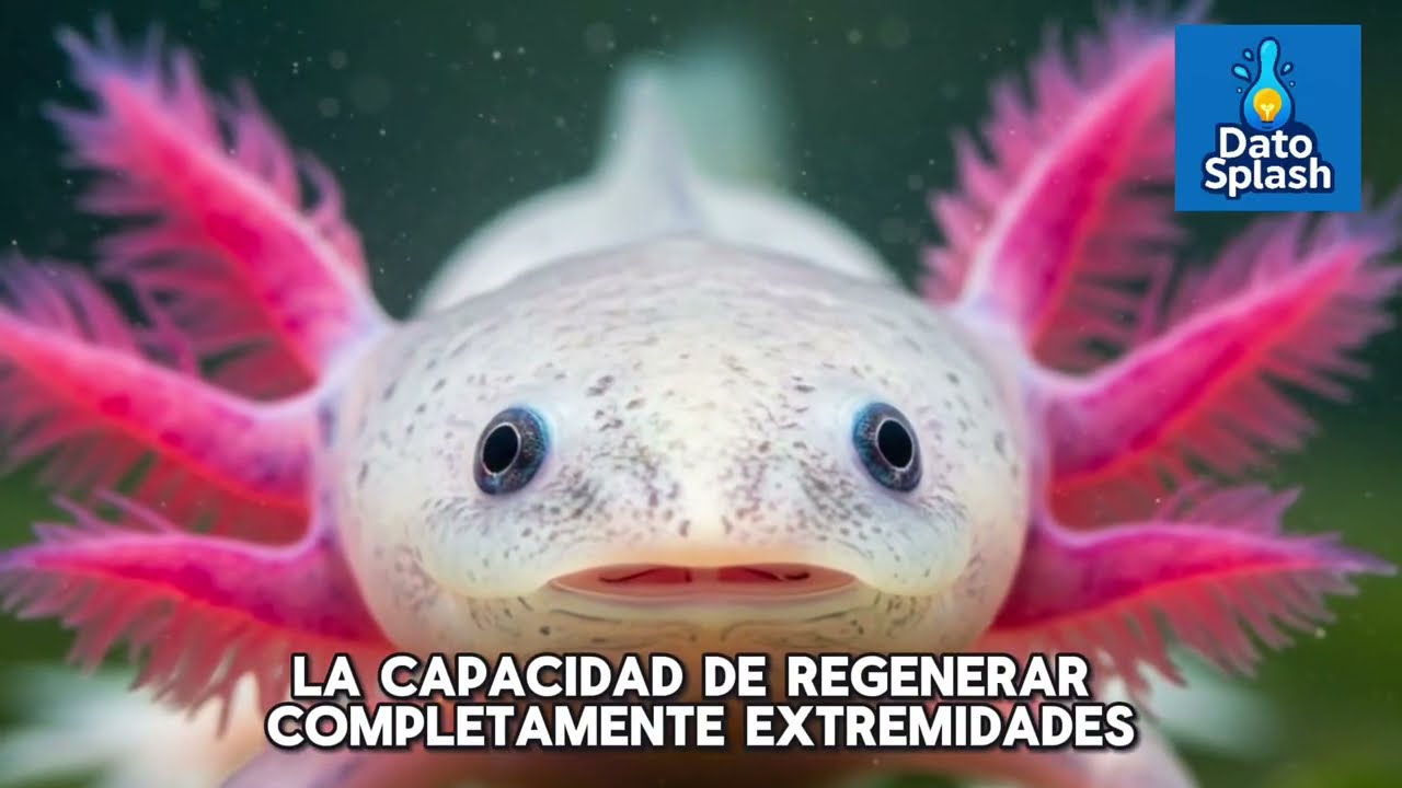 La asombrosa capacidad de regeneración total del Axolotl (Ajolote)