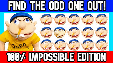 SML Find The Odd JEFFY Out! 100% FAIL | SML Quiz