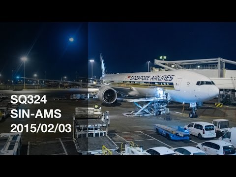 Singapore Airlines SQ324 SIN-AMS Business Class Flight Report - 2015/02/03