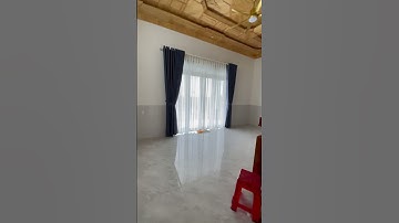 Rèm vải 2 lớp kết hợp sáo cầu vồng cho không gian rộng rãi hơn