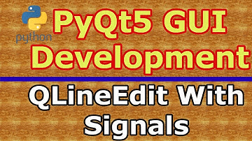 PyQt5 Creating QLineEdit With returnPressed Signal  (Python GUI Development)  #12