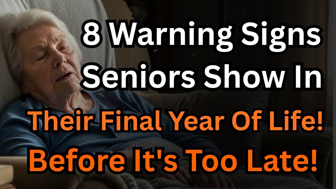 8 Warning Signs Many Seniors Show in Their Final Year of Life That Families Must Notice!
