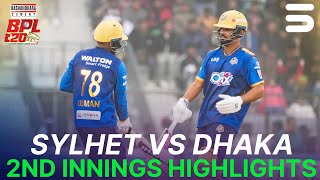 2Nd Innings Highlights Sylhet Ans Vs Dhaka Capitals Match 09 Bpl 2025-26 M3Z1K
