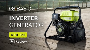 Overview & Start of K&S Basic KSB 31i Inverter Generator (3 kW)