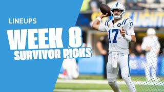 NFL Survivor Pool Picks Week 8 2025 | NFL Survivor Strategy