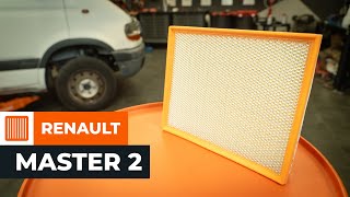 Fjerner Luftfilter RENAULT - videovejledning