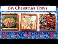 Diy Small Christmas Mug and Candy Trays