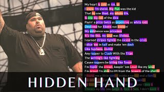 Big Pun - Hidden Hand | Lyrics, Rhymes Highlighted