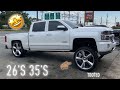 Sam and Dylan Trade Wheels !! | Squatted Silverado High Country