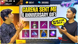 Free Fire Surprise Me With 4th Anniversary Special Gifts  In My Account - Garena Free Fire￼