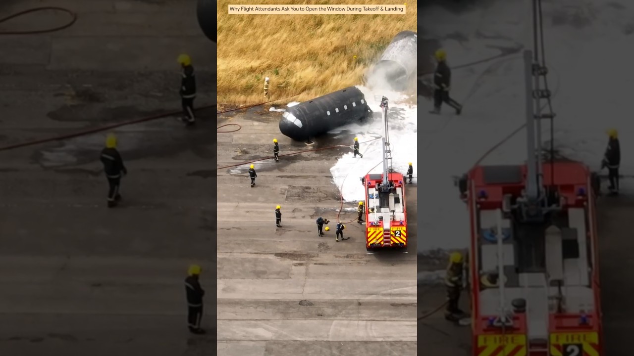 Why Flight Attendants Ask You to Open the Window During Takeoffs & Landings