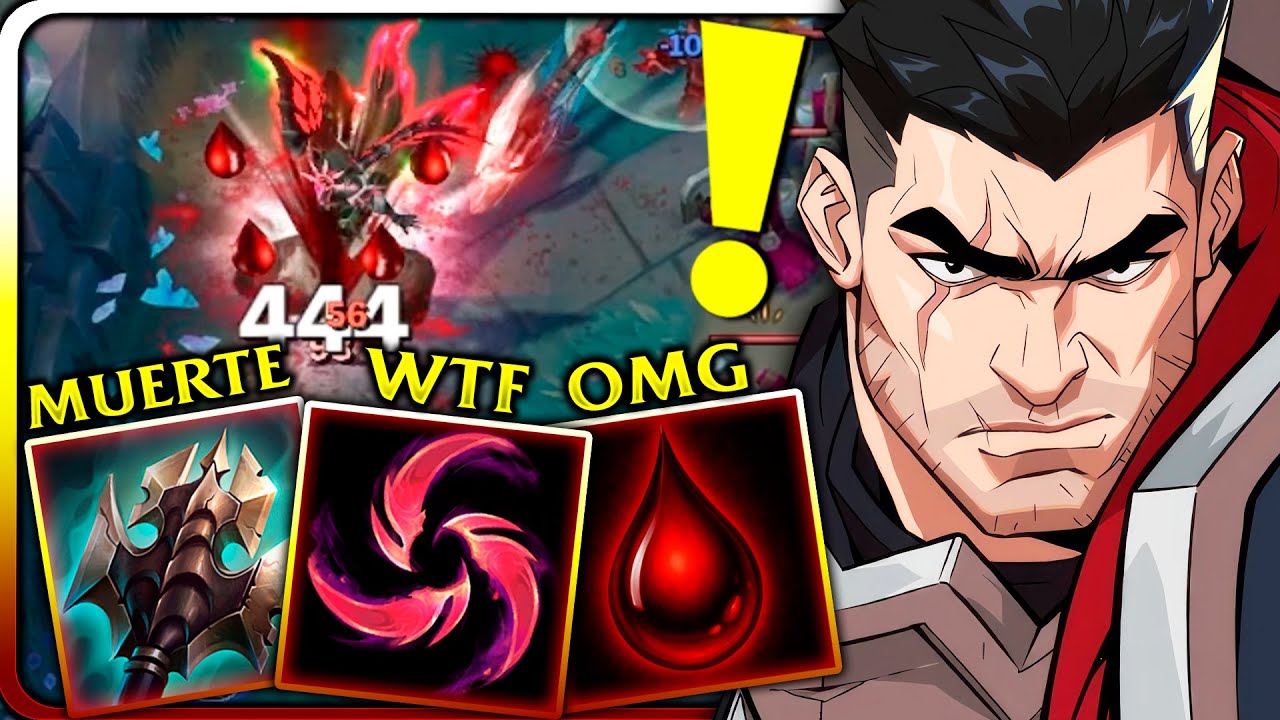 💥¡ONE SHOT en 1 SEGUNDO! ASI ES la BUILD MAS HORRIBLE de DARIUS! *DARIUS LLUVIA DE CUCHILLAS*