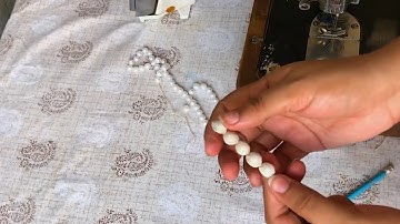 Easy way to make or attach Potli buttons on shirts, trouser, dupatta