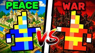 I Made 2 COMPLETELY OPPOSITE Kingdoms FIGHT IN WorldBox!
