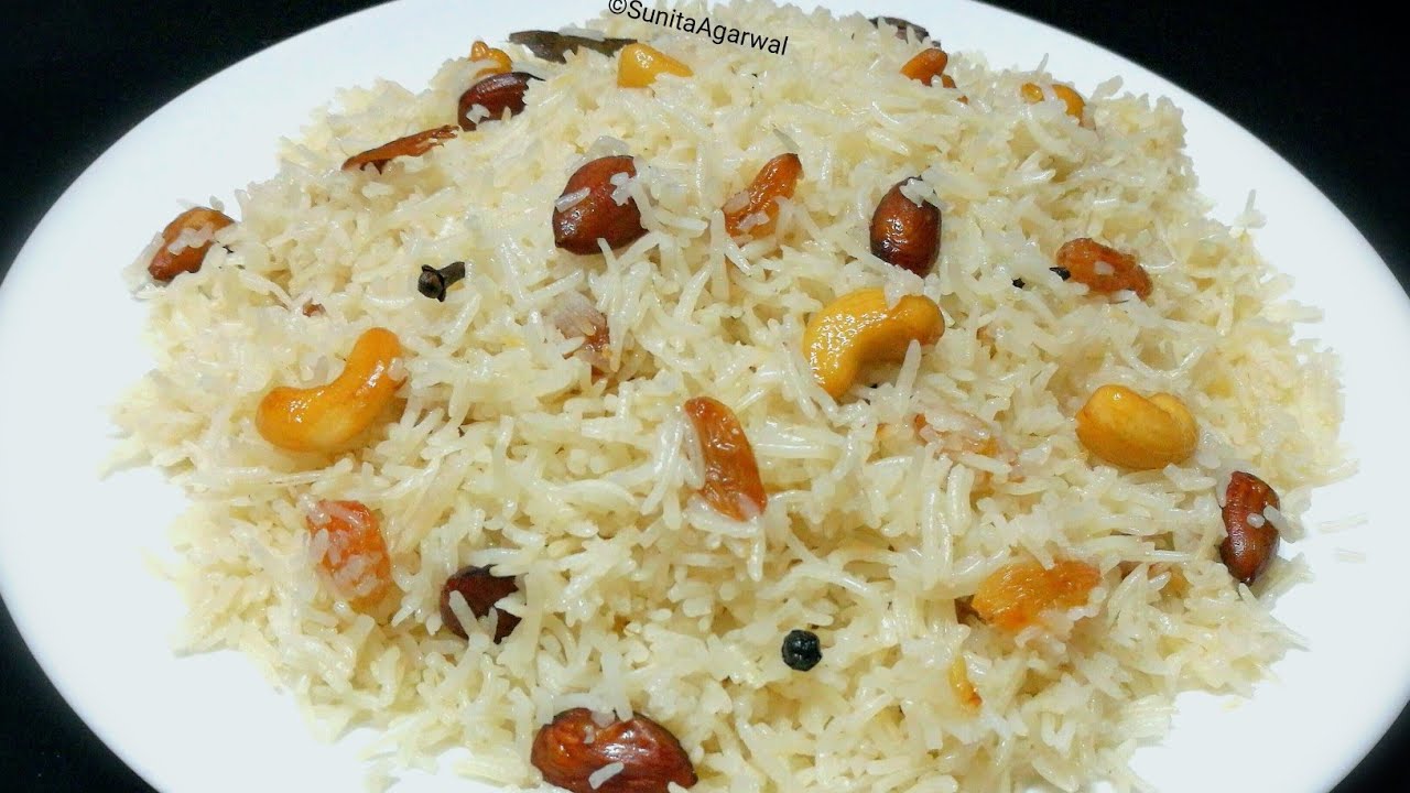 Pulao Recipe Dry fruits Pulao Recipe कुकर मे बनाये ऐसा खिला खिला
