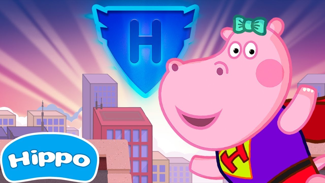 Estable Reportero pegar Hippo 🌼 Los Superhéroes niños gratis 🌼Juego de dibujos animados para los  niños - YouTube