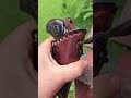 custom holster for Bond snake slayer. " Don't tread on me," Dark Brown. Southerncharmholsters.com