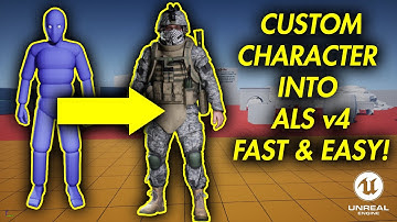 Integrating a Custom Modular Character into ALS Using Reparenting | Unreal Engine 5 Tutorial