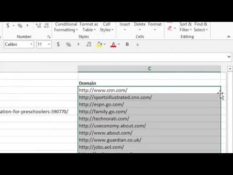 How To Extract Domains From URLs In Excel