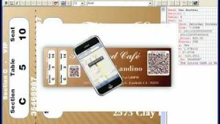 Event Ticket - Geocoordinate QR Code
