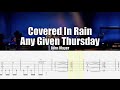 Covered in rain  john mayer  guitar tab  playalong