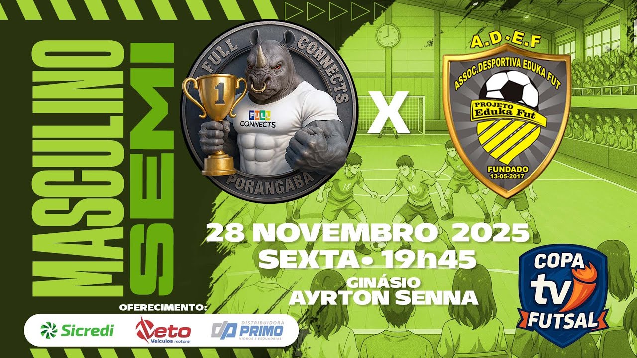 MASCULINO – Semifinal – Fullconnects X ADEF Iperó – Copa TVitapê 2025 – 