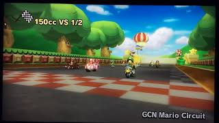 Mario Kart Wii  Vs  Gcn Mario Circuit  Mario U0026 Dolphin Dasher