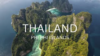 Phi Phi Islands - Krabi, Thailand 4k Drone