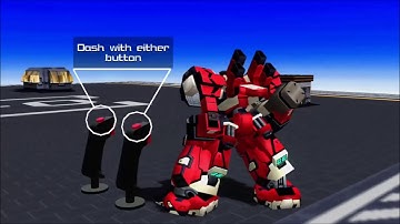 Virtual-On: Oratorio Tangram - Control Tutorials from Attract Mode  (Twin Stick) X360