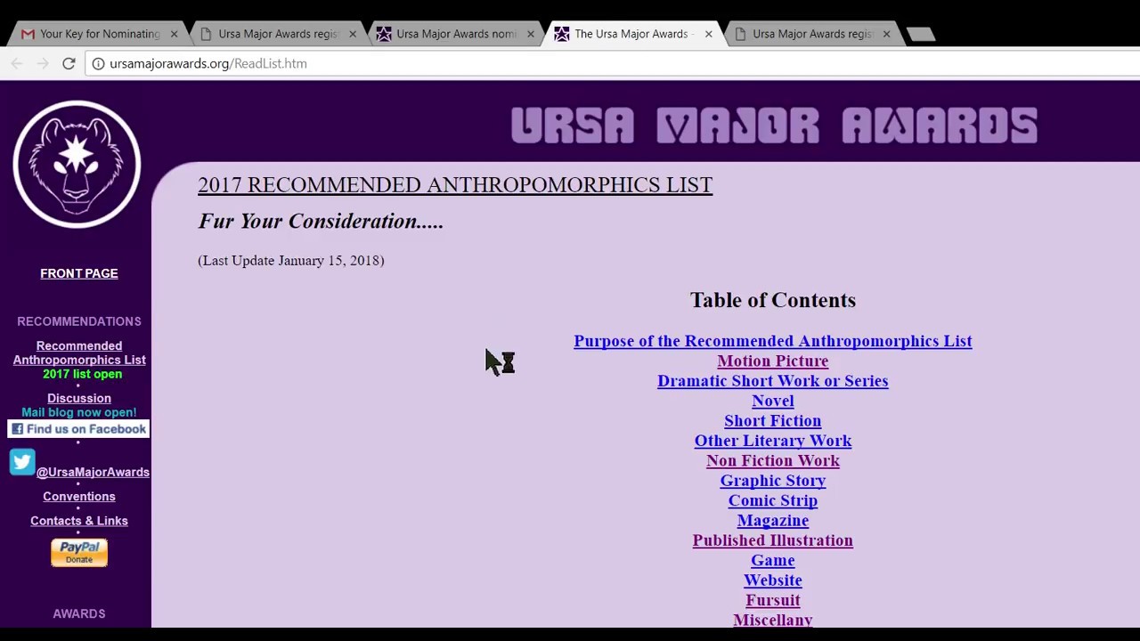 Ursa Majors How to Nominate Rooview YouTube