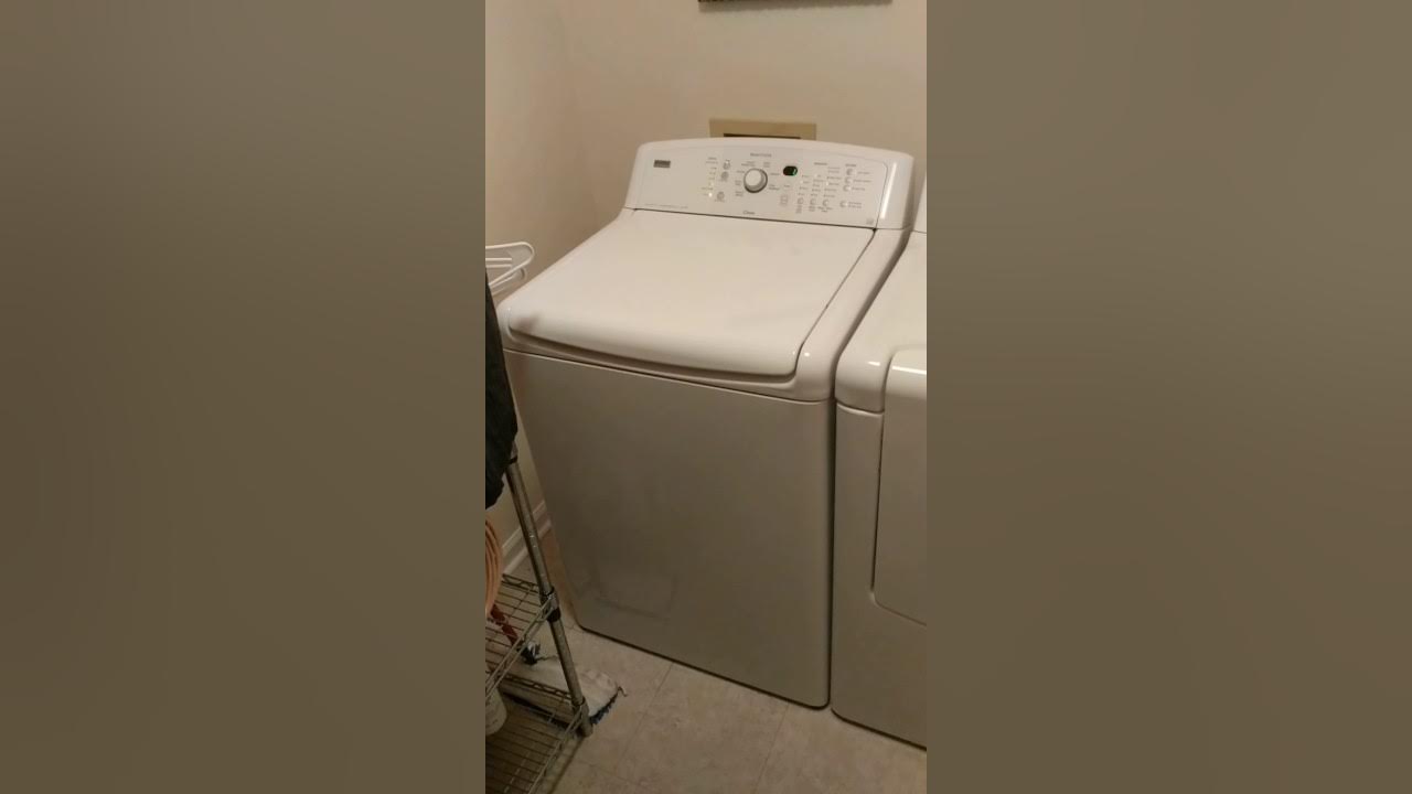 Kenmore Elite Oasis Washer leaking and noise YouTube