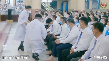 Nghi Thức Rửa Chân  - Thứ Năm Tuần Thánh  14.04.2022  || Ca Đoàn Chúa Hài Đồng GXPN