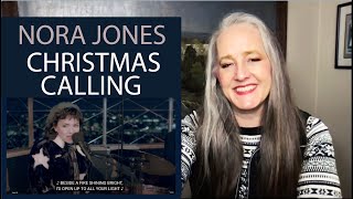 Voice Teacher Reaction to Norah Jones - Christmas Calling (Jolly Jones) LIVE