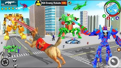 Ambulance Dog Robot Car Game - Android GamePlay | Walk through a Game