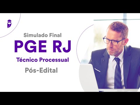 Simulado Final PGE RJ – Cargo 4: Técnico Processual – Pós-Edital – Correção