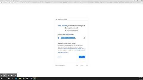 Sql Socket  App Demonstration Video