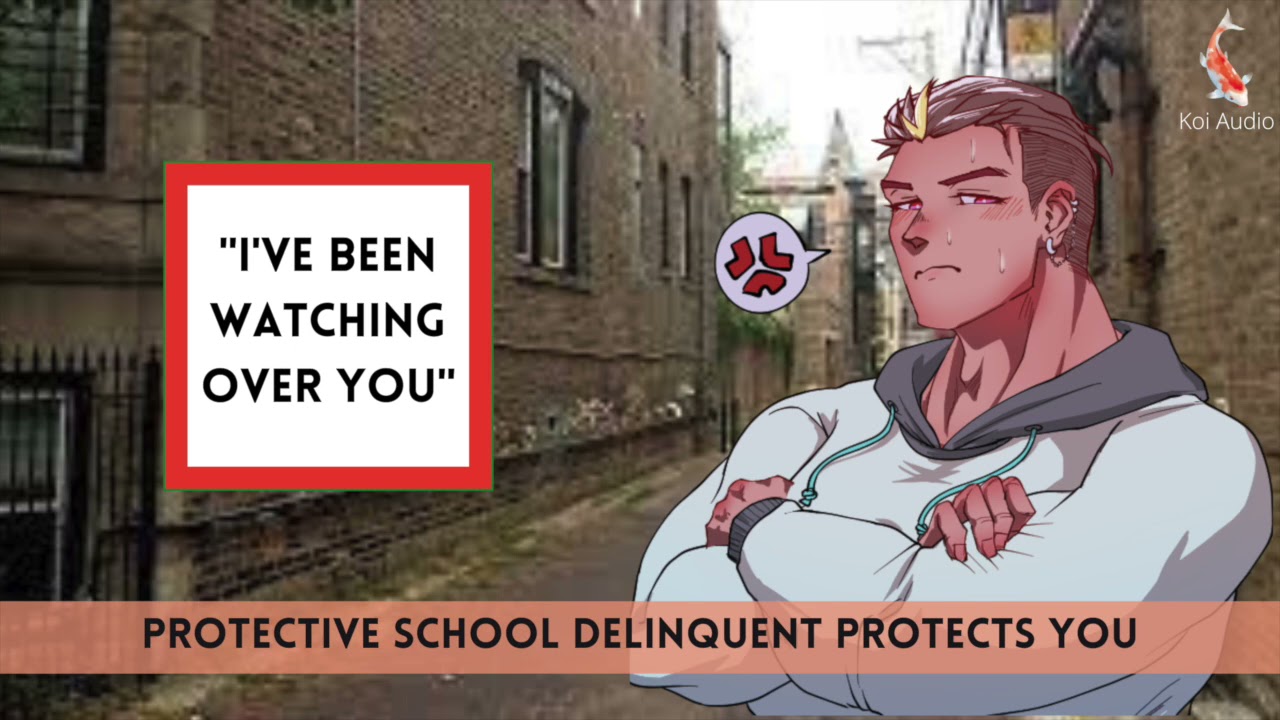 [M4M] Protective Delinquent Comforts You Behind School | ASMR Boyfriend Roleplay [Confession]
